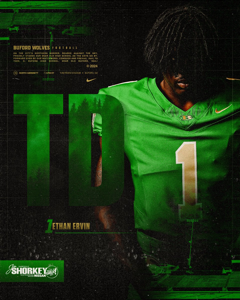 Q4 // 6:53

Buford 43
North Gwinnett 7

<a href="/ethanervin3_/">TheRealE3</a> with the run for the score behind a great block from <a href="/CooperBerry11/">Cooper Berry</a>❗️

#Gloryland | #AppEra