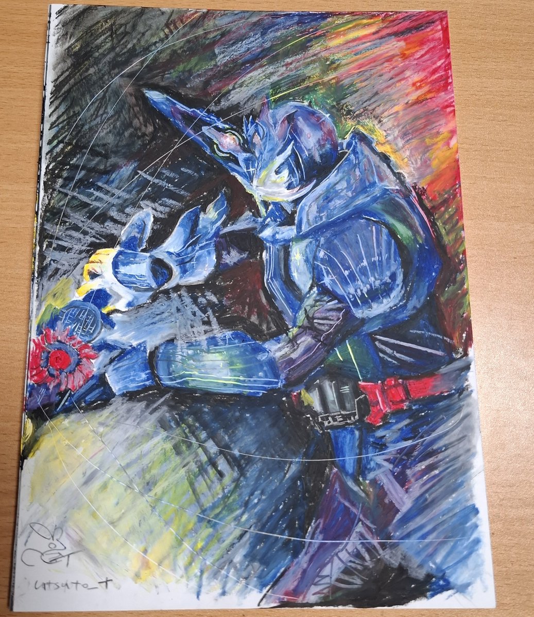 オイルパステルとアートクレヨンに嵌まった11月。また時間を見つけて描きたいな #今月描いた絵を晒そう 