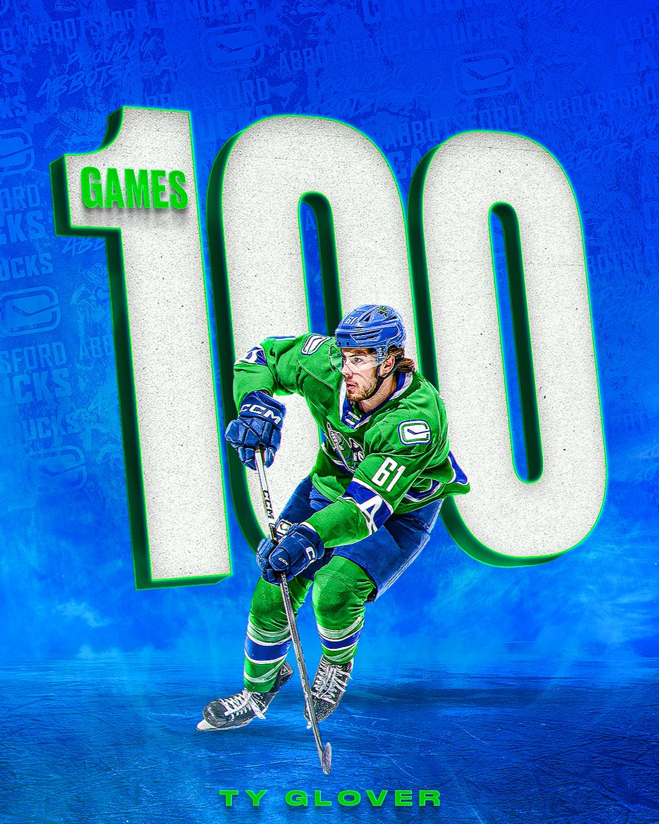 An AHL Centenarian 1️⃣0️⃣0️⃣

Congratulations to Ty Glover who is playing his 100th career AHL game tonight against the San Jose Barracuda!