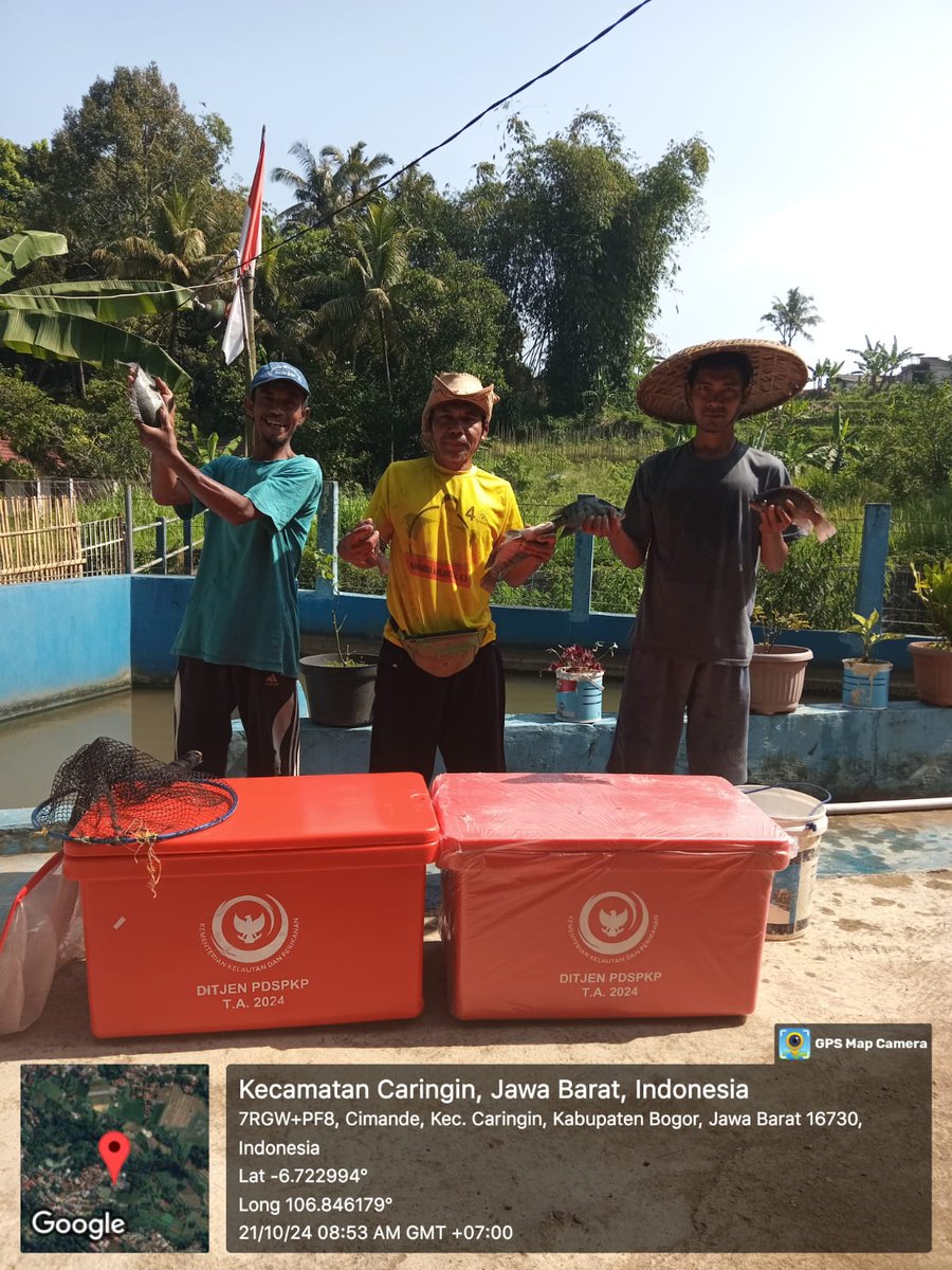 RickyA_Luhkan's tweet photo. Selasa (15/10) dan Senin (21/10), Ricky Arsenapati, Luhkan Kab. Bogor Pendampingan Klp. Penerima Bantuan Pemerintah (Cool box) - KKP Pokdakan Bina Manunggal Madiri Kec. Caringin
#GiatLuhkanSatminkalBogor #Bgr 
@brpbatpp_bogor
@bppsdm_kp
@pusluh_bppsdm https://t.co/kKw4J515SJ