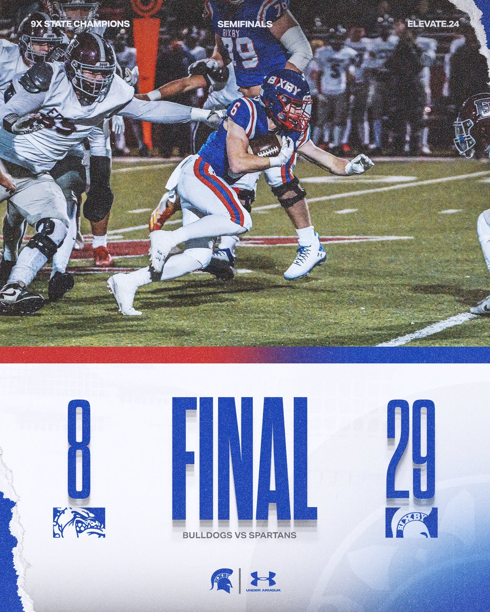 BixbySpartanFB's tweet photo. STATE BOUND. 

#BixbySpartans | #Undeniable https://t.co/9goWy51SQN