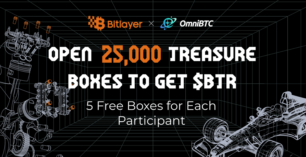 OmniBTC (@omnibtc) on Twitter photo Thrilled to land on <a href="/BitlayerLabs/">Bitlayer BitVM</a> Mining Gala III!
5 Free Mystery Boxes (0.5-5 $BTR) await you.
1⃣Bridge from/to Bitlayer
2⃣RT &❤️
3⃣Claim your exclusive OAT
👉app.galxe.com/quest/OmniBTC/… Thrilled to land on <a href="/BitlayerLabs/">Bitlayer BitVM</a> Mining Gala III!
5 Free Mystery Boxes (0.5-5 $BTR) await you.
1⃣Bridge from/to Bitlayer
2⃣RT &❤️
3⃣Claim your exclusive OAT
👉app.galxe.com/quest/OmniBTC/…