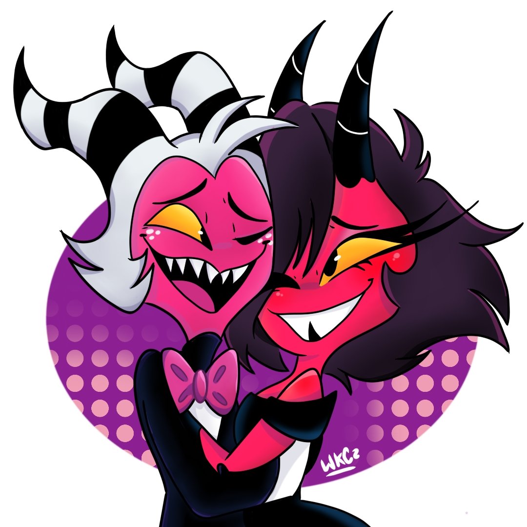 They are so cute because they are inseparable... 💞✨

#HelluvaBoss #HelluvaBossFanart #Millie #Moxxie #MoxxieXMillie