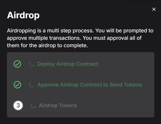 Wrathtank_avax's tweet photo. It's Black Friday in the City. The #AnalogDIstortions that are staked on https://t.co/2MGdxDFh1Z received an airdrop of 500 $AURA to get a free explore to feed the consumer driven euphoria of today. Extra $AURA was sent to those who engaged in a incentivized tweet campaign for the @avax Retro9000 program.

I used @coreapp to complete the airdrop. Ease of use and consistency is the key to this products strength. I'll show you below how to do your own airdrop in a few simple steps. 

How to airdrop on @coreapp 

Using the Core wallet dashboard, https://t.co/sn3EKZR6J3, you have access to a multitude of tools that help you community build and interact with the entirety of AVAX in one spot. 

On the left hand side of the dashboard you will see Tools. You will see Airdrop as an option to select. It will then open to a new window where we will begin the process of sending out tokens to a list of wallets. 

I typically utilize the "Upload a CSV file" option because it's simple to export a list of holders to an Excel document and make adjustments from there. For this airdrop, I used "Specify Distribution" as some AD's were getting more $AURA for doing incentivized social media tasks in the @RIPDAOAVAX discord. 

As you see in the image below, you just need two columns for the address and the amounts. You can double post wallets with varying amounts, and they will be added together for the airdrop. 

The airdrop amount will automatically update based on the CSV file that you upload and it will preview the amount of tokens that will be airdropped to each wallet. 

You can then Submit and begin a 3 transaction process of deploying the contract, approving the tokens, and finally airdropping to your list of wallets. 

As the holidays inch ever closer, consider airdropping your friends some tokens utilizing this awesome tool.