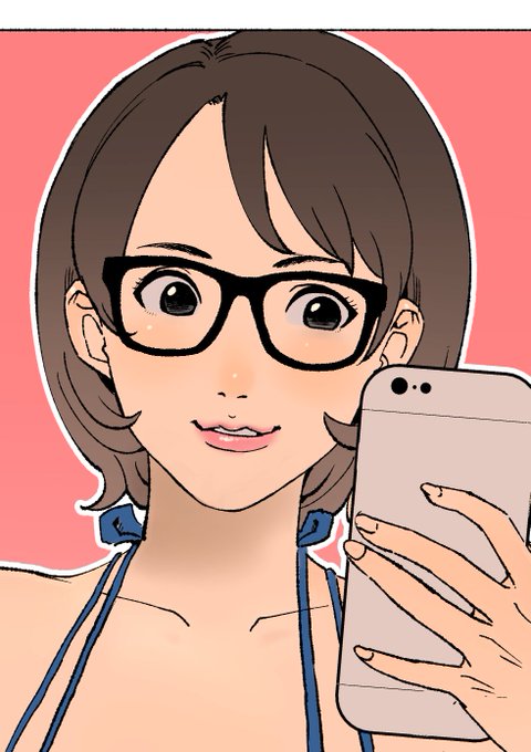 数年前はこういうお顔の描き方をしていた。他人から見たら今も大して変わらんかもしれないが。 