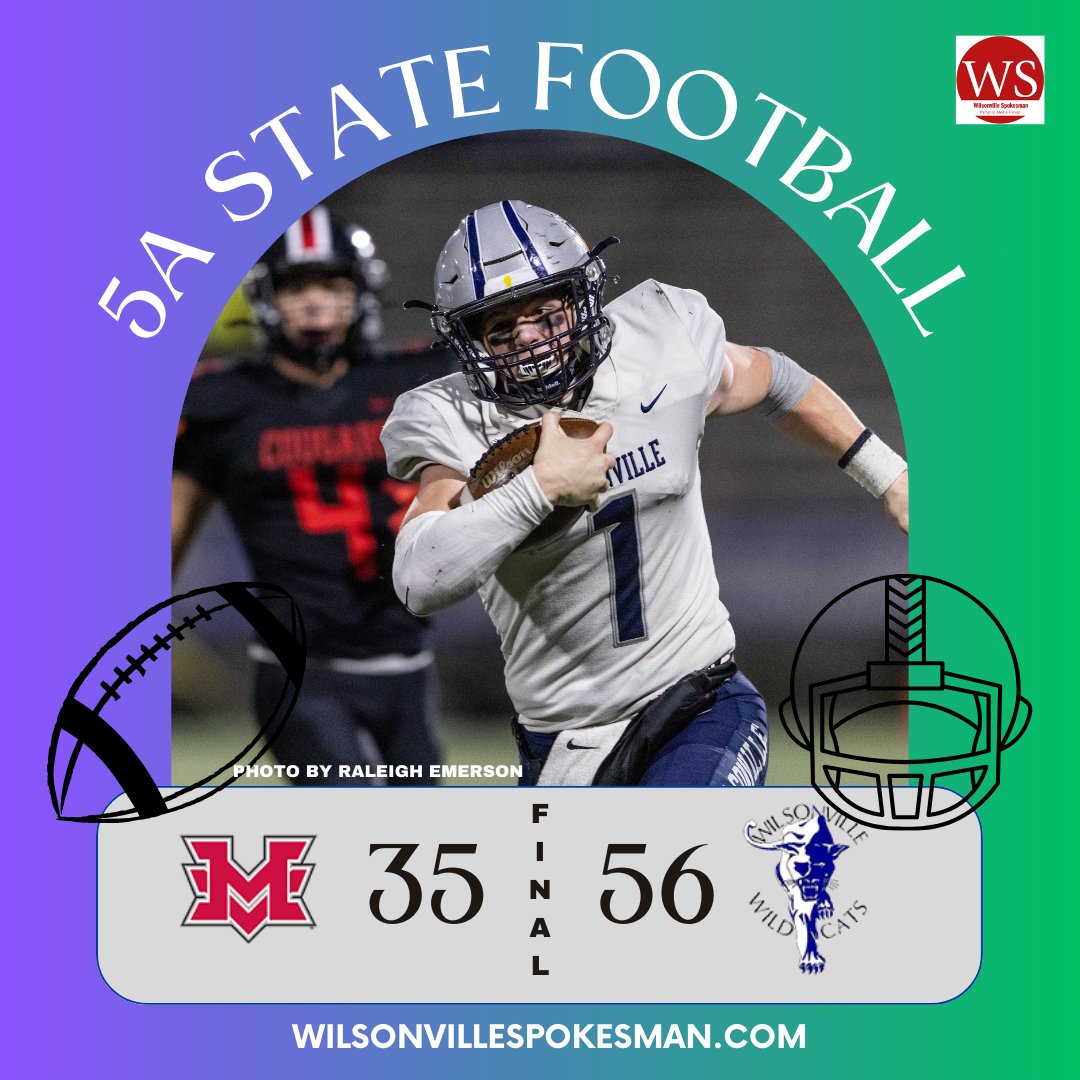 The Wildcats have gone back to back! Mark Wiepert scores eight total touchdowns to help Wilsonville capture the 5A crown once more. Stay tuned for more coverage from Hillsboro Stadium #opreps