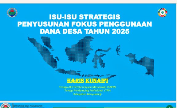 Merujuk Visi Asta Cita Presiden Prabowo Subianto no 6 "Membangun dari Desa dan dari Bawah Untuk Pemerataan Ekonomi &amp; Pengentasan Kemiskinan" &amp; berdasar rumusan 8 Program Aksi Cepat Terbaik, 
Maka dalam Prioritas Penggunaan DS 2025 ada 5 Isu Utama &amp; 10 Isu strategis Prioritas