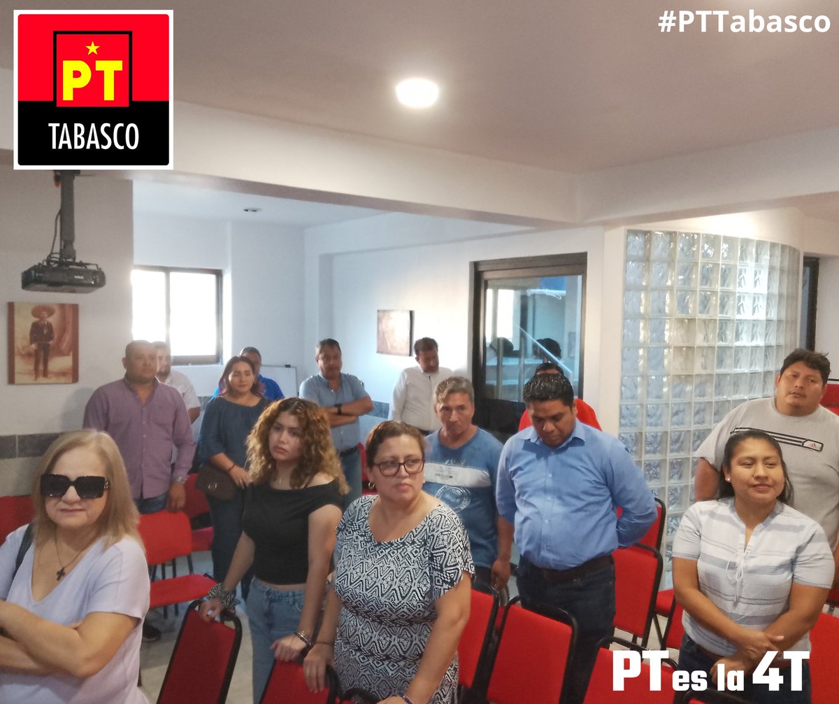pttabasco_mx's tweet photo. Hoy 29 de noviembre realizamos la reunión ejecutiva estatal en la cual se presentó el programa de fortalecimiento del PT en Tabasco, así como la próxima actividad de gestión en beneficio de las personas con discapacidad. Seguimos #trabajando por las causas del pueblo tabasqueño. https://t.co/OB1RGsTpsj