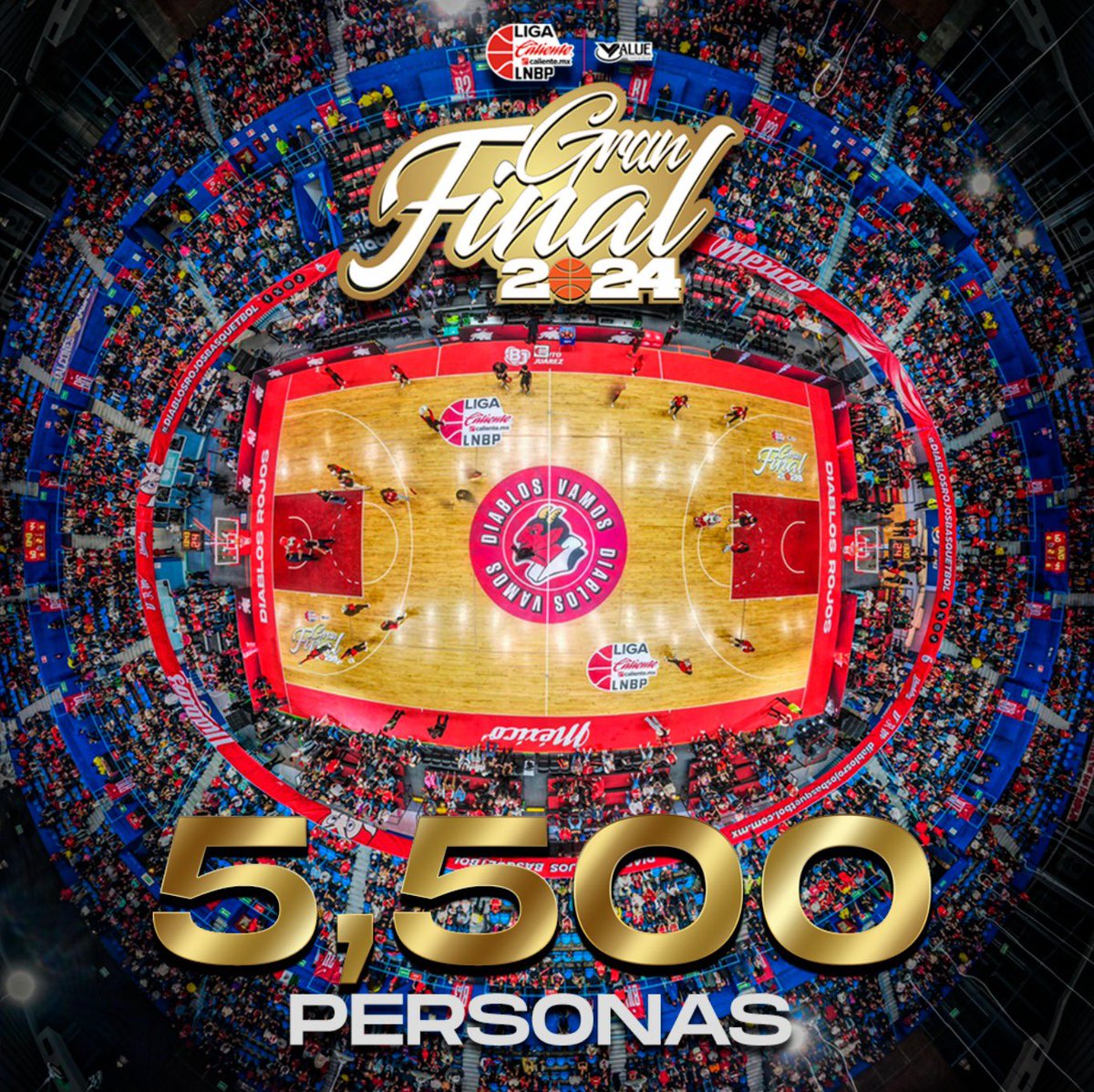 GRACIAS AFICIÓN 🙌🏼🏟️ 🔥LA GRAN FINAL🏆 🔥

 Liga Caliente.mx LNBP 🔥 🏀
#Temporada2024 

#JuntosHaciendoHistoria #MásAcciónMásDiversión #ApuestaEnCaliente

@lnbpoficial @moltenmex <a href="/calientesports/">Caliente Sports</a> @sisnovamx @puntochg @valuegf