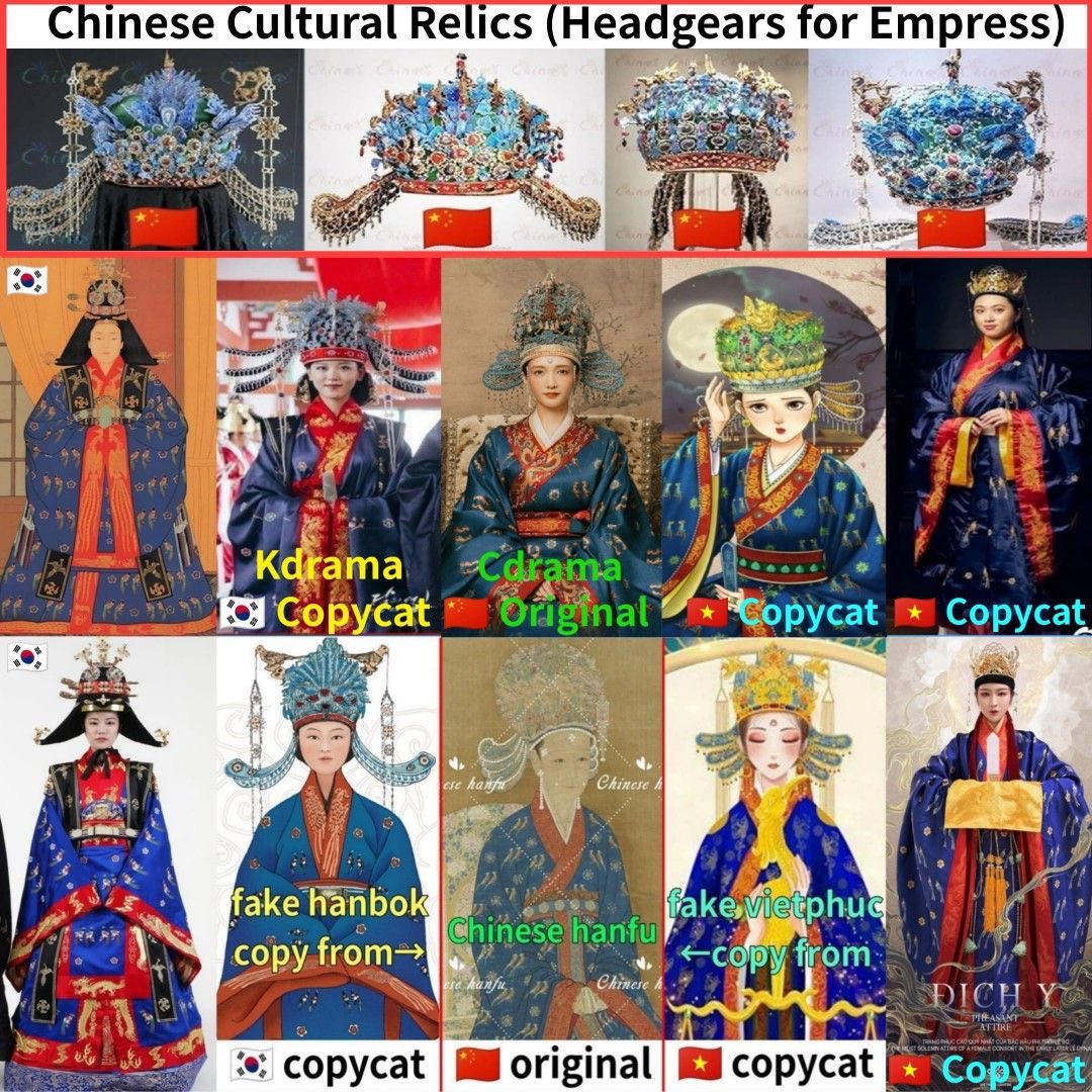 myyuebai's tweet image. Another 🇰🇷 Cheap Copycats 🤣😂
#culturalappropriation
⭕#China #hanfu #漢服 #チャイナ服 #中華風 #cdrama #chineseculture #한푸 #Chinese_headgears_for_empress
❌#원경 #Wongyeong #TheQueenWhoCrowns
#차주영 #이현욱 #tvN #tvN에서봐 #스트리밍은TVING