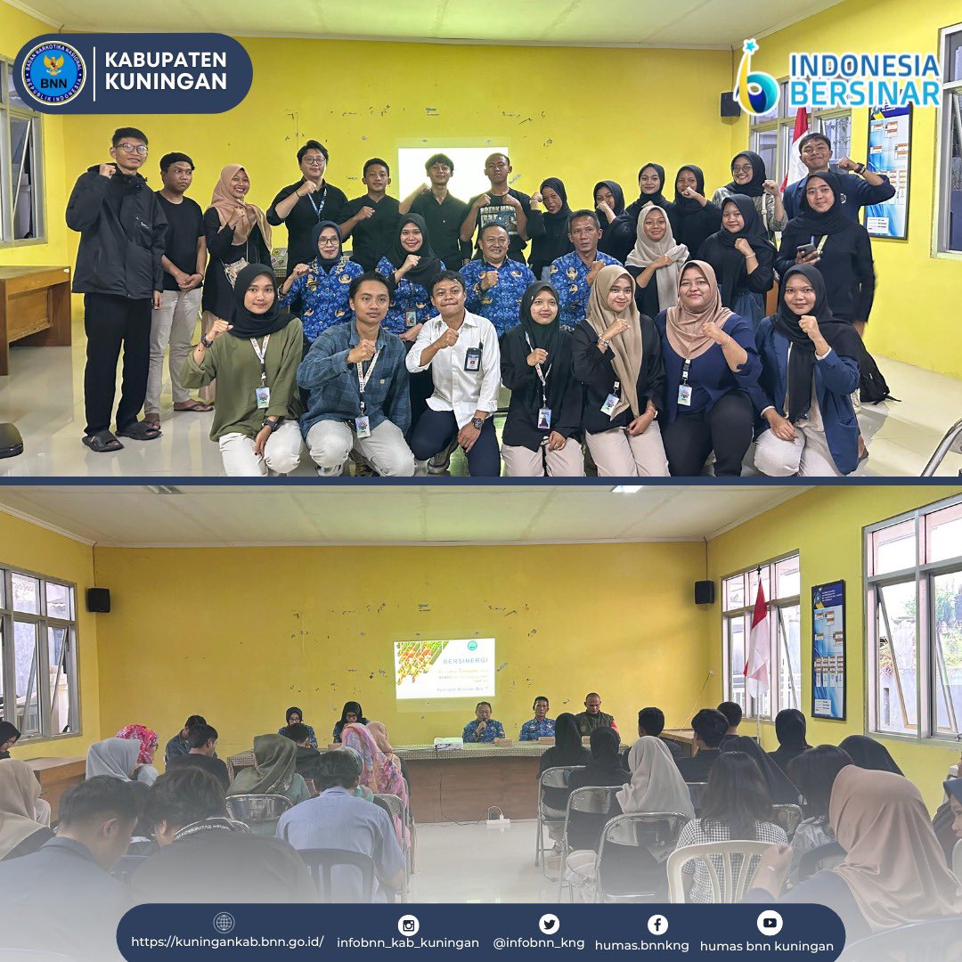 infobnn_kng's tweet photo. Pada hari Jumat (29/11/2024), tim Pencegahan BNNK Kuningan yang diketuai oleh Dedy Nuryadi, SE melaksanakan Sosialisasi P4GN di 3 desa di Kabupaten Kuningan antaralain di Desa Cigadung, Desa Nusaherang dan Desa Sukamulya.
#humasbnnkkuningan https://t.co/gQZcf4pddF