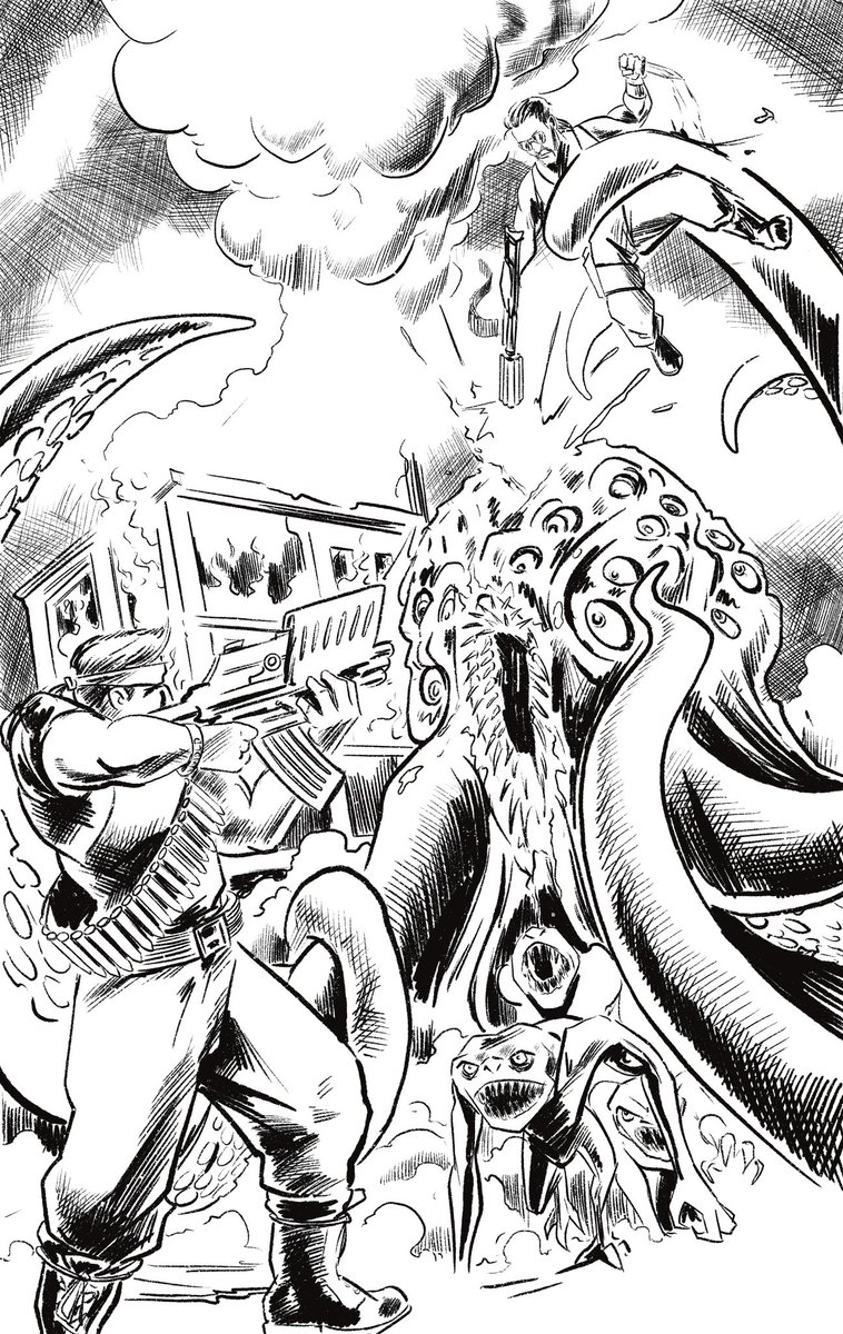 schiekapedia's tweet photo. Commissioned piece for a collectible card game. #wip #art #artist #artwork #comics #makecomics #illustration #ccg #lineart #OperaMan https://t.co/hzqAhxC01K