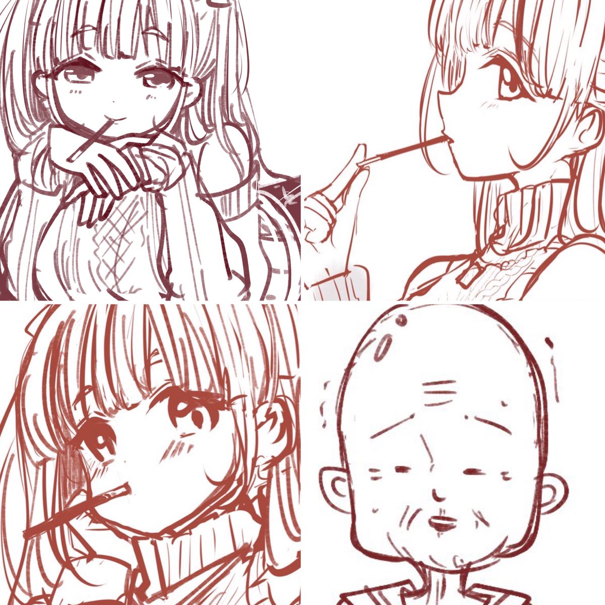 #今月かいた絵を晒そう

毎日めちゃくちゃ描いてはいるんだけど、出せるものがこれしかありません!!すみません!! 