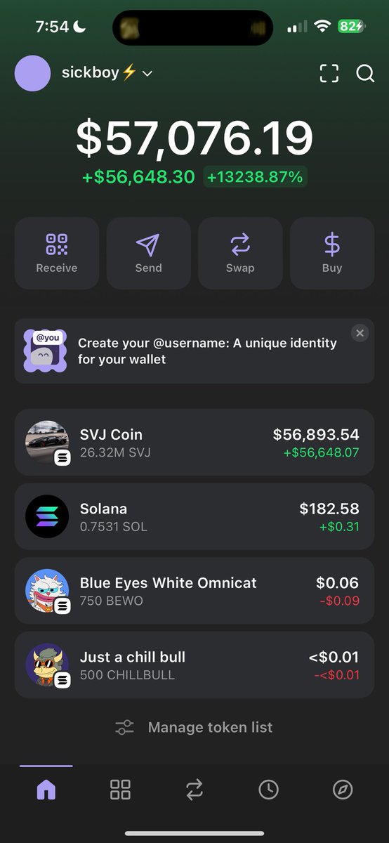 sickboycole's tweet photo. $700- $57k in 24 hours 

Thank you SVJ COIN https://t.co/FxN7MTrqXV