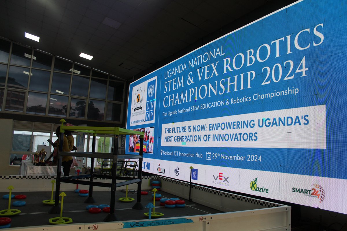CodeZoneUG's tweet image. Thanks @ASIST_Uganda & @UNDP, for an unforgettable, adrenaline-filled day at the STEM and VEX Robotics Championships!🤖⚙️ The competition was intense, the energy electric, & the innovations truly inspiring! Here's to fostering creativity, teamwork, & the future of STEM in Uganda!