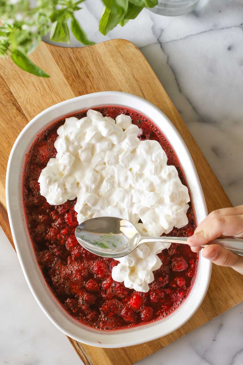 LuvlyLilKitchen's tweet photo. This Raspberry Jello Salad could not be easier to make, and it looks so beautifully bright and festive on a holiday table.
https://t.co/odiBSo7kjH https://t.co/H6Y7j9VmMN