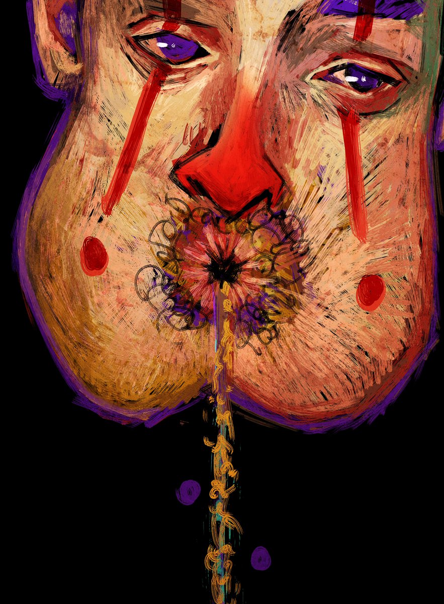 Schmrgl's tweet photo. Mental illnesses as paintings:

Being an art critic https://t.co/LznoWmn84u