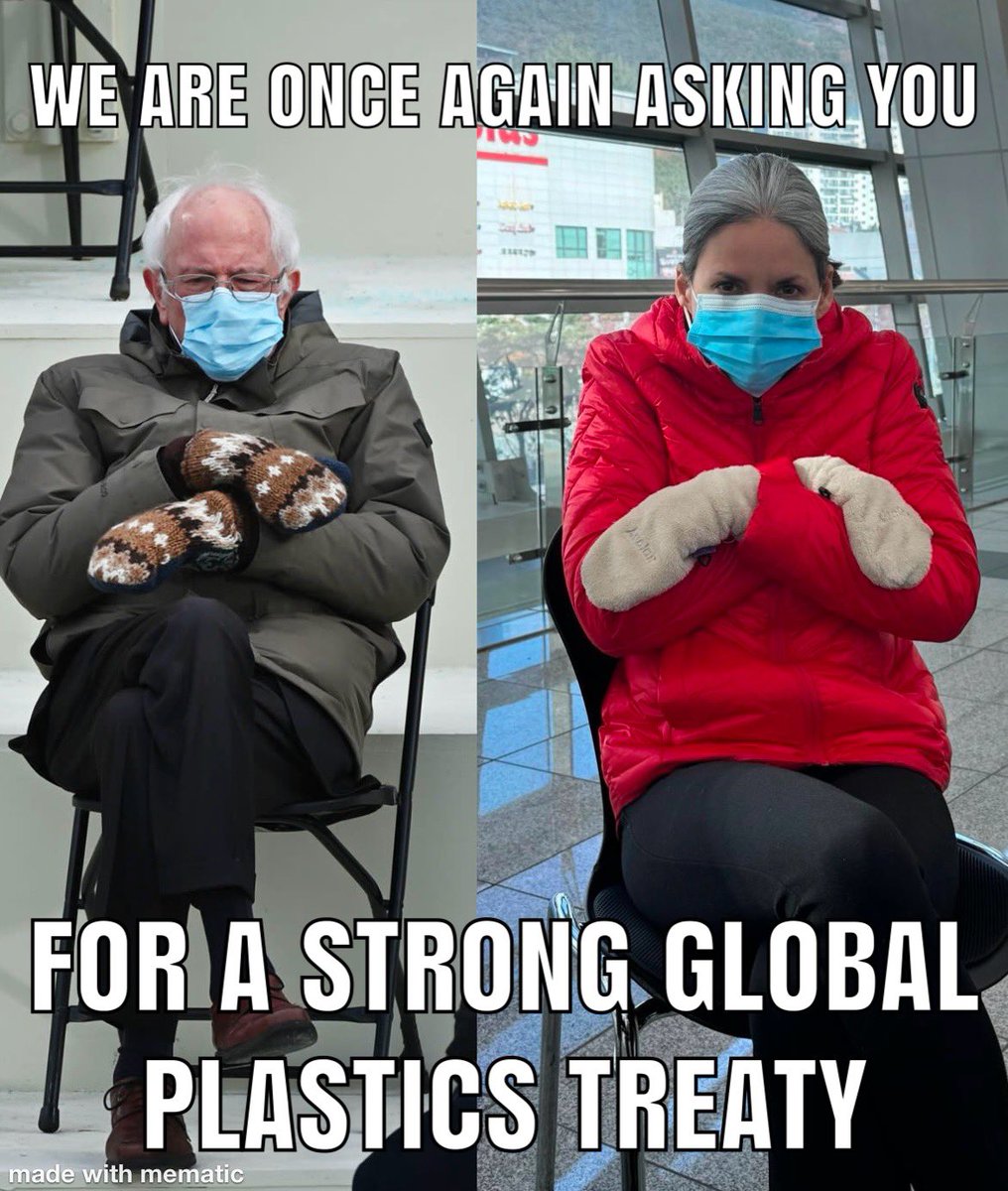 Sehjal Bhargava, MD (@sehjalb) on Twitter photo It's crunch time <a href="/s_guilbeault/">Steven Guilbeault</a>. There are 15 hours left for Canada to push to achieve a strong global plastics treaty. It's getting hot on the ground in Busan #FeelTheBern
#INC5 #BreakFreeFromPlastic #EndPlasticPollution #PlasticPollution #BeatPlasticPollution It's crunch time <a href="/s_guilbeault/">Steven Guilbeault</a>. There are 15 hours left for Canada to push to achieve a strong global plastics treaty. It's getting hot on the ground in Busan #FeelTheBern
#INC5 #BreakFreeFromPlastic #EndPlasticPollution #PlasticPollution #BeatPlasticPollution