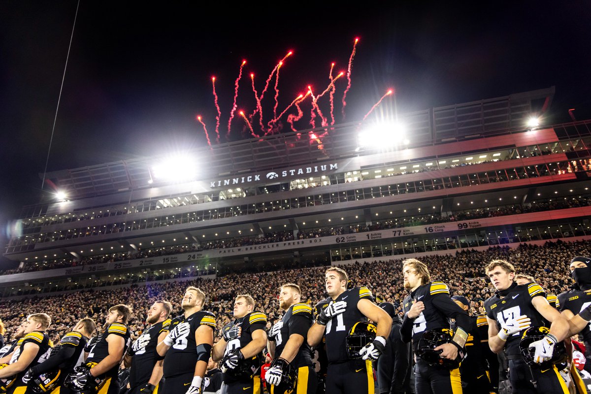 josephwcress's tweet photo. More photos of the Iowa #Hawkeyes, 13-10, victory, against the Nebraska #Cornhuskers in a Big Ten Conference football game, Nov. 29, 2024, at Kinnick Stadium. #ThinkIowaCity Photos https://t.co/UnkPzAzxjc