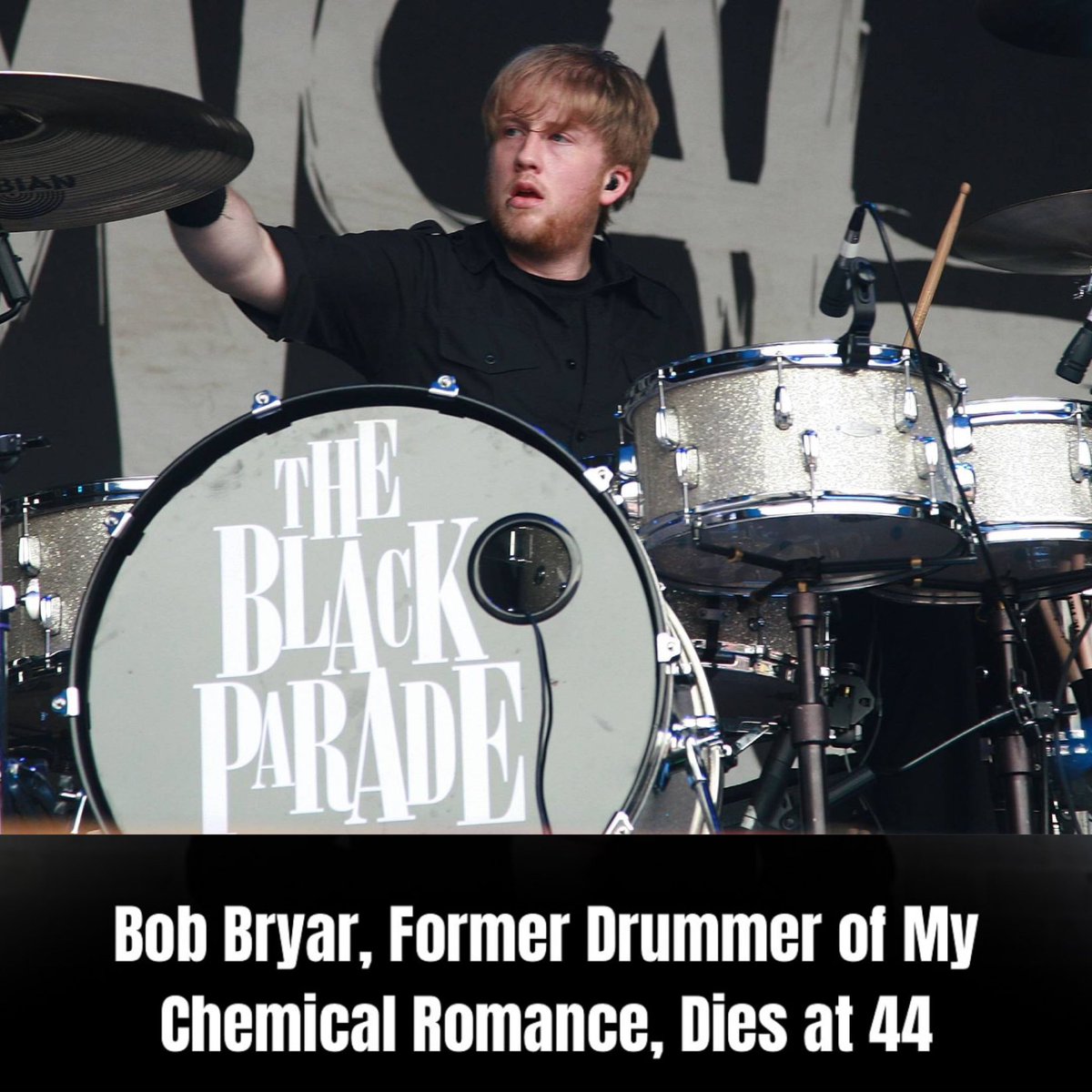 Rest in peace to the legend Bob Bryer, former drummer of My Chemical Romance. 

Gone far too young, but the world will be listening to his playing for decades and decades to come.  Our thoughts are with his family and friends 💔