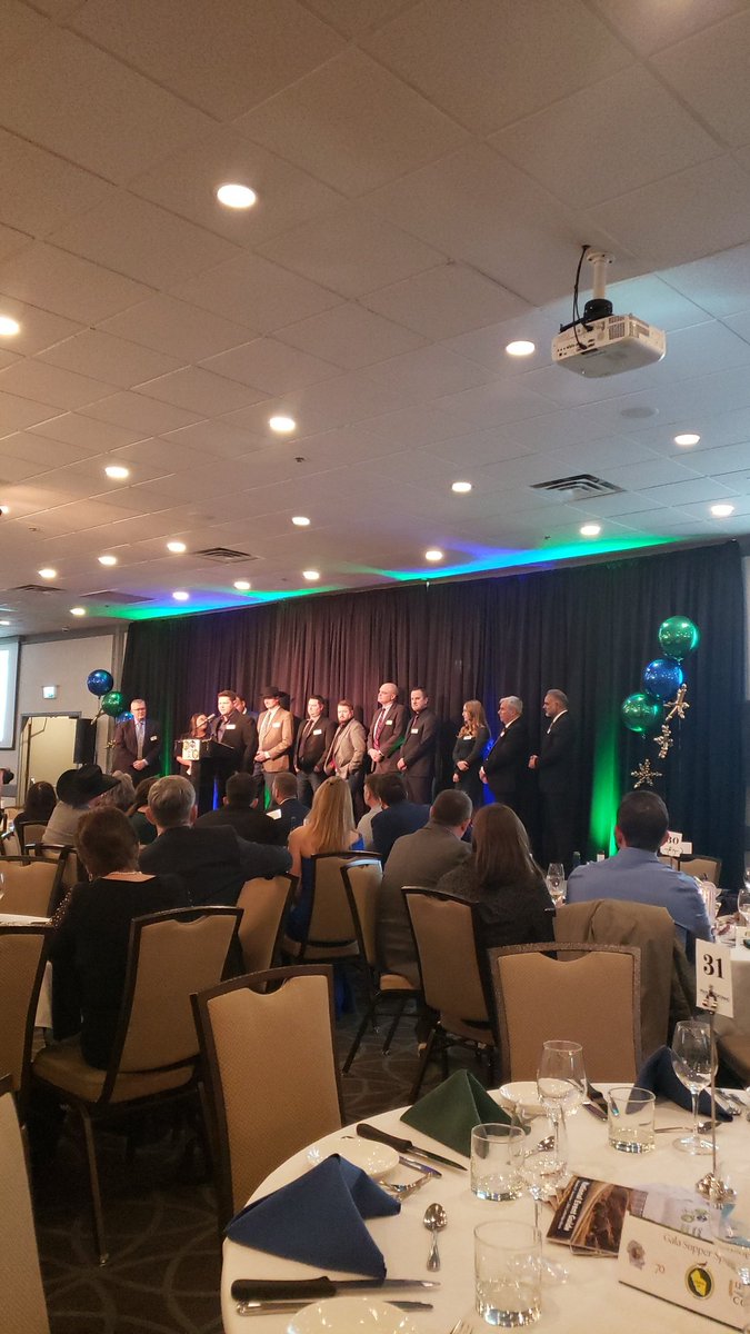 Having a blast at Canada's Outstanding Young Farmer! Congratulations Alberta and Quebec, féliciations! #coyf