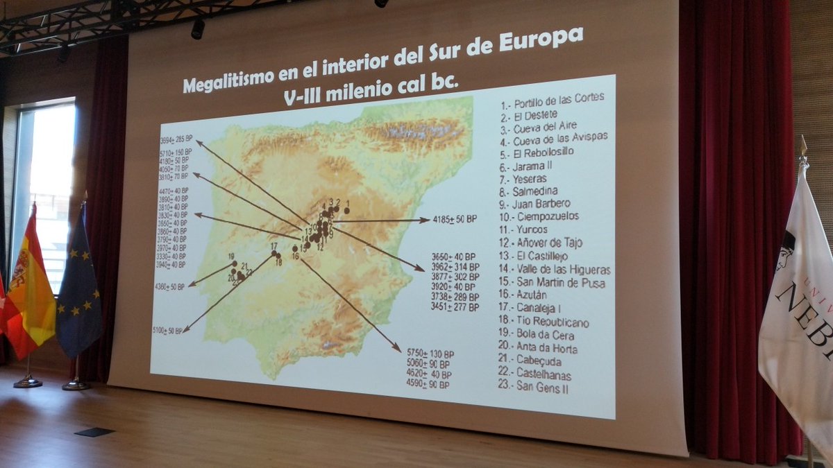 ecoenlatejeda's tweet photo. En el I Congreso de Desarrollo Local y Patrimonio de @Ayto_Hoyo. Aprendiendo de la importancia de los paisajes megalíticos del interior de la península, lugares de inspiración y cultura. En lugar destacable, nuestro paisaje asociado al Yacimiento de La Cabilda en #HoyoManzanares https://t.co/PEg24mnb2a