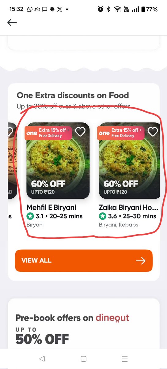 saurabhadeeb's tweet image. Probably the same kitchen selling under different names to increase the odds of business. I&apos;ve seen others too. Does @Swiggy know about these cases? I&apos;m pretty certain they do. I just wish they would care more to do something about it. @SwiggyCares