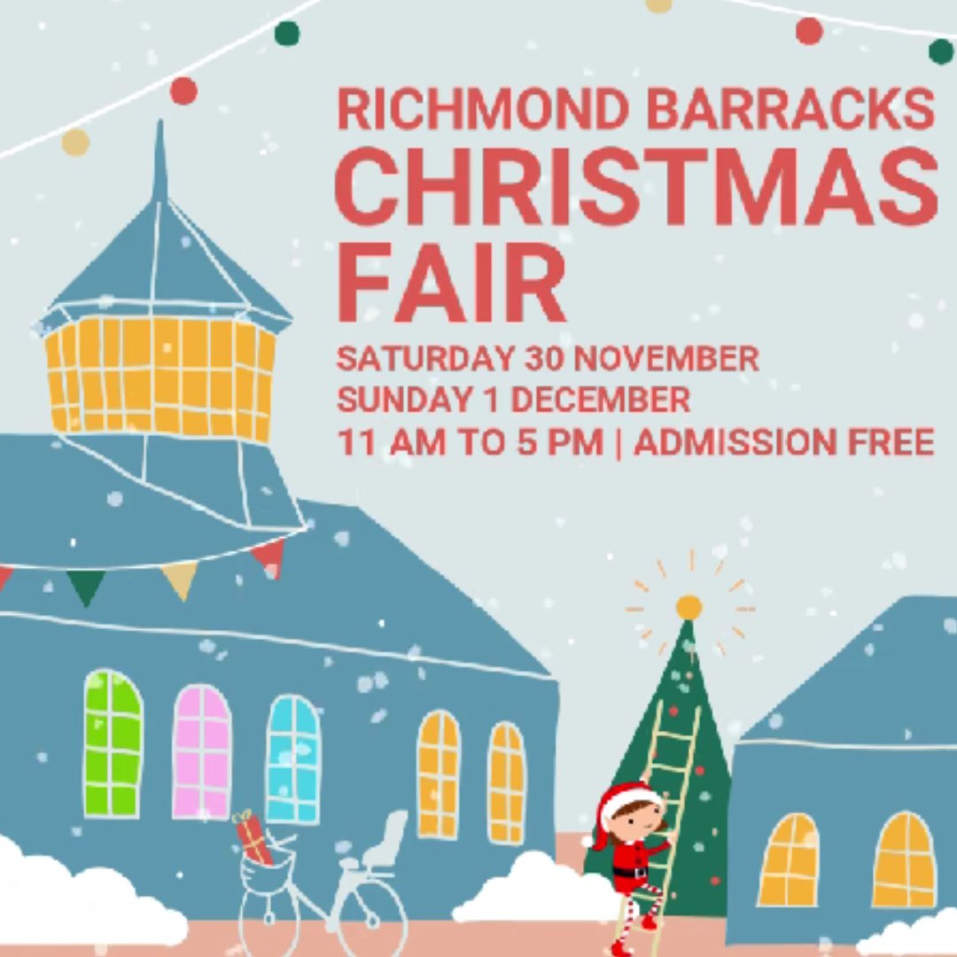 Cantonese in Ireland (@cantonese_ie) on Twitter photo 🎄 Christmas is just around the corner!
This weekend, make sure to visit the Christmas Fair at <a href="/RichBarracks/">Richmond Barracks</a> 🎨📚 for some craft-making, storytelling, and Christmas shopping. 🎶🍪 Entry is free! 🎉❄️
Details: richmondbarracks.ie/whats-on/chris… 🎄 Christmas is just around the corner!
This weekend, make sure to visit the Christmas Fair at <a href="/RichBarracks/">Richmond Barracks</a> 🎨📚 for some craft-making, storytelling, and Christmas shopping. 🎶🍪 Entry is free! 🎉❄️
Details: richmondbarracks.ie/whats-on/chris…
