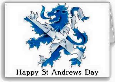Wishing my friends, former colleagues, business associates in Scotland and all those celebrating, a very happy St. Andrew's Day.

#StAndrewsDay