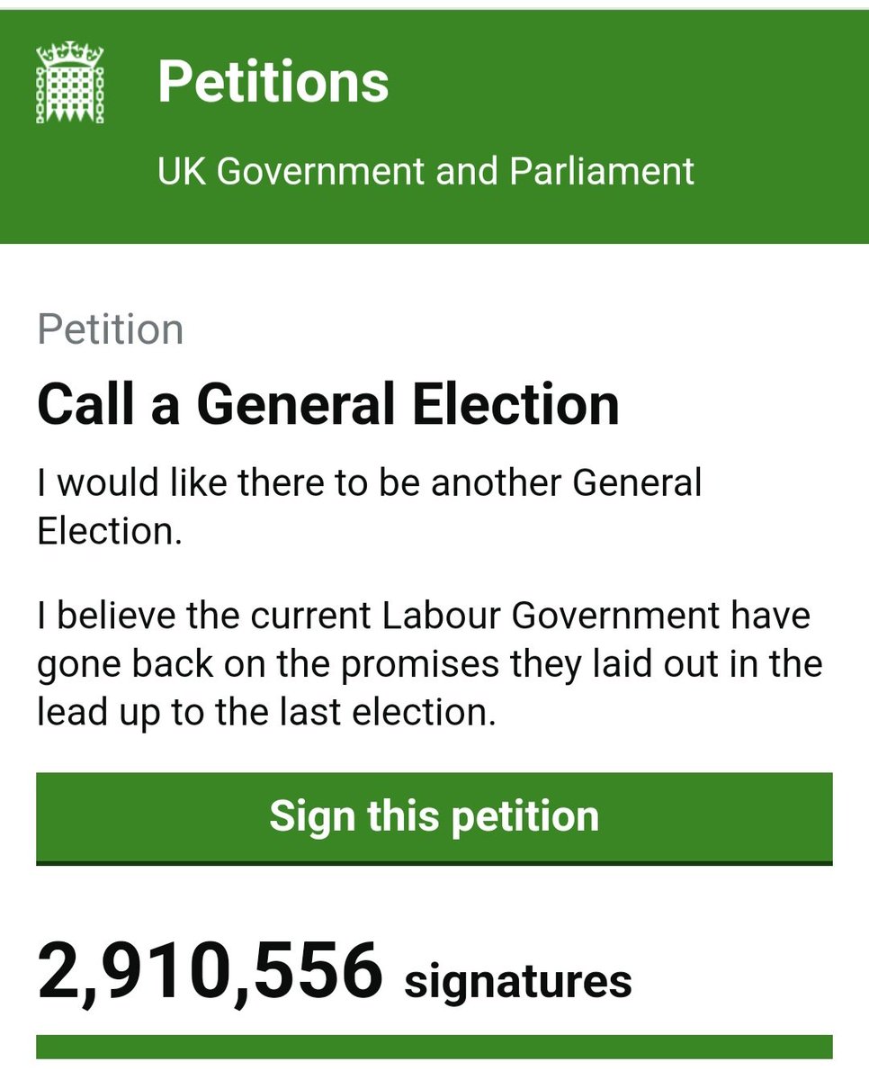 CAN WE GET THIS PETITION UP TO 3MN OVER THE WEEKEND. 

IT'S IMPORTANT TO DRIVE HOME THE MESSAGE.

PLEASE SHARE IT EVERYWHERE, THERE ARE STILL MANY WHO HAVEN'T SEEN OR SIGNED IT.
petition.parliament.uk/petitions/7001…