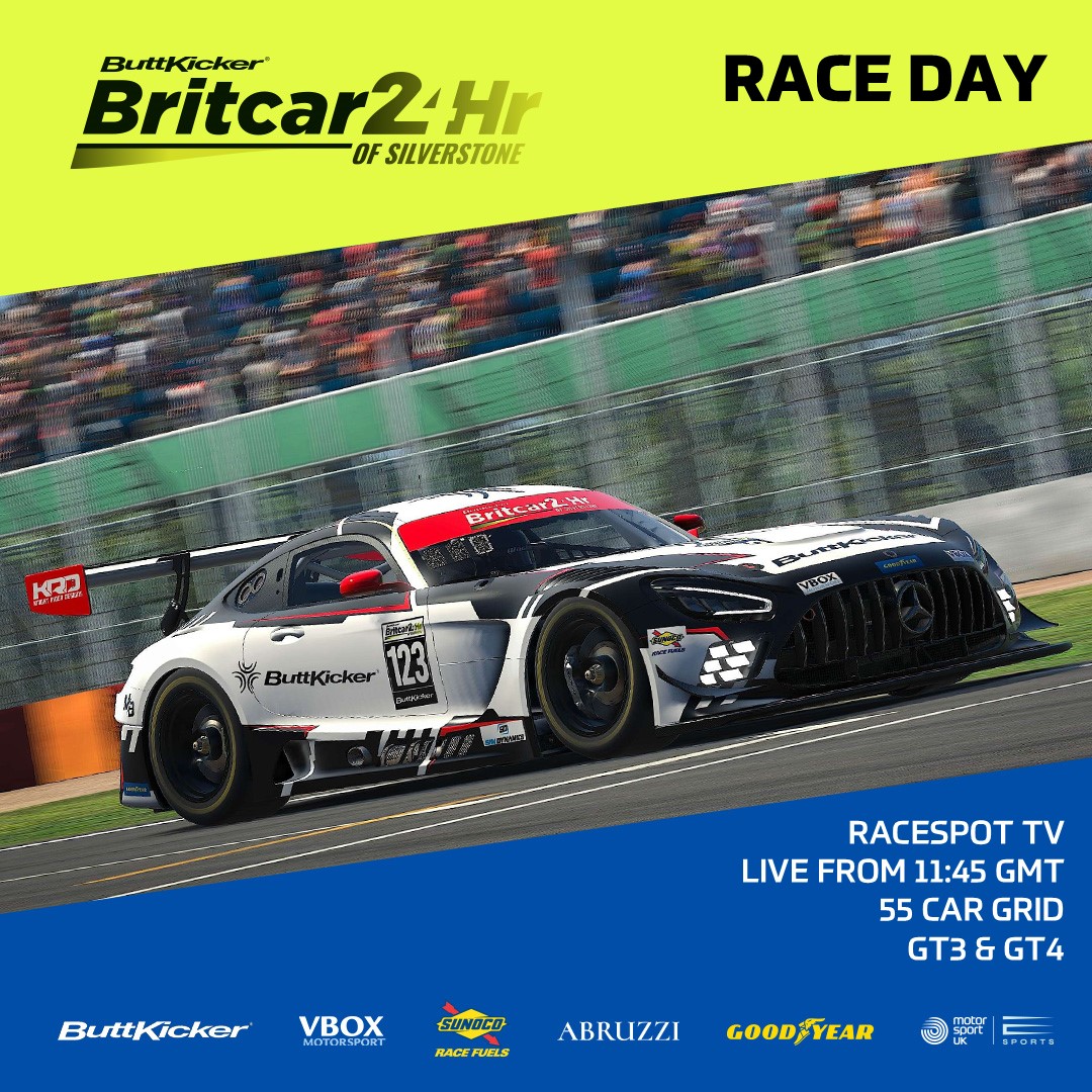 MsptUK_Esports's tweet image. Our biggest event of the year, is today!!

The 2024 @TheButtKicker Britcar 24 hours of Silverstone on @iRacing  will be LIVE for the full race from 11:45am GMT thanks to @RaceSpotTV 

55 cars across GT3 &amp;amp; GT4 who will survive and take the podium?

Tune in -…
