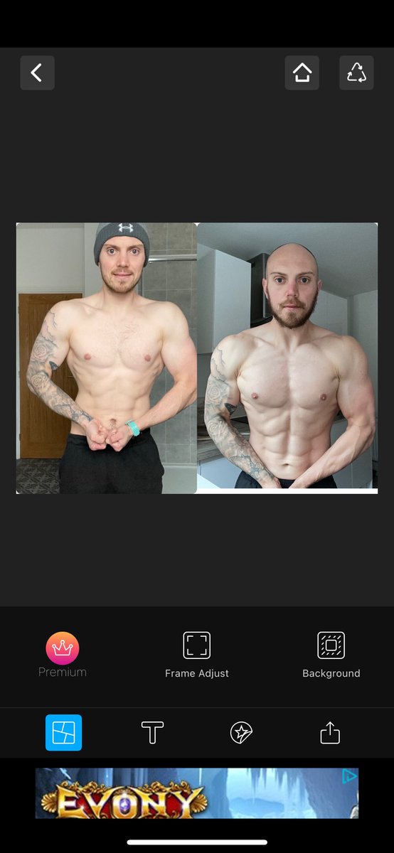 73kg vs 78kg this morning on the right ! 
<a href="/JoshRich_1/">Josh Richards</a>  24 weeks until my 1st show ! We keep grafting 💪👊