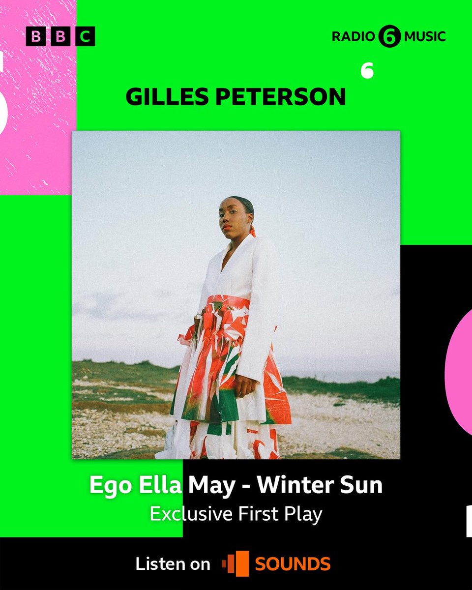Sweet <a href="/gillespeterson/">Gilles Peterson</a> is premiering ‘Winter Sun’ today on <a href="/BBC6Music/">BBC Radio 6 Music</a> ! 😍