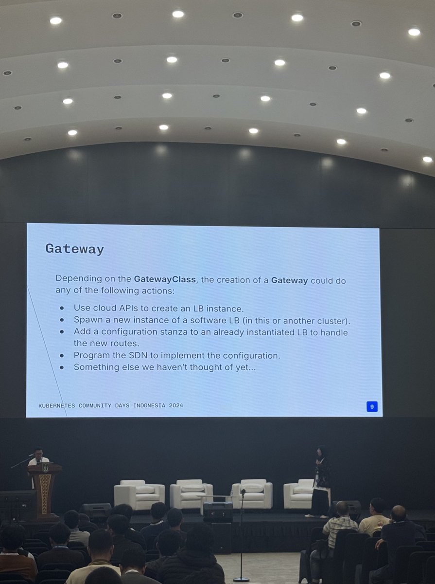 kubernetes_days's tweet image. Organizer Talk: Introduce to Kubernetes Gateway API

#KubernetesCommunityDays2024