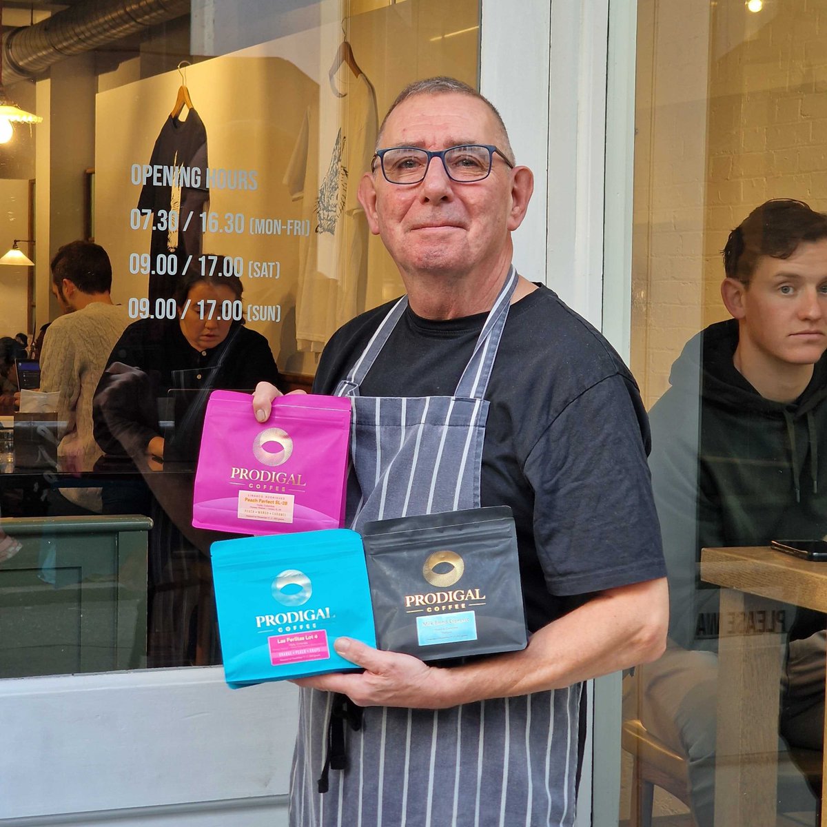 With a new drop from @getprodigalcoffee on our retail shelf and brew bar, your weekend plans are sorted! Come and say hello, and get your fill of delicious coffee this winter weekend.