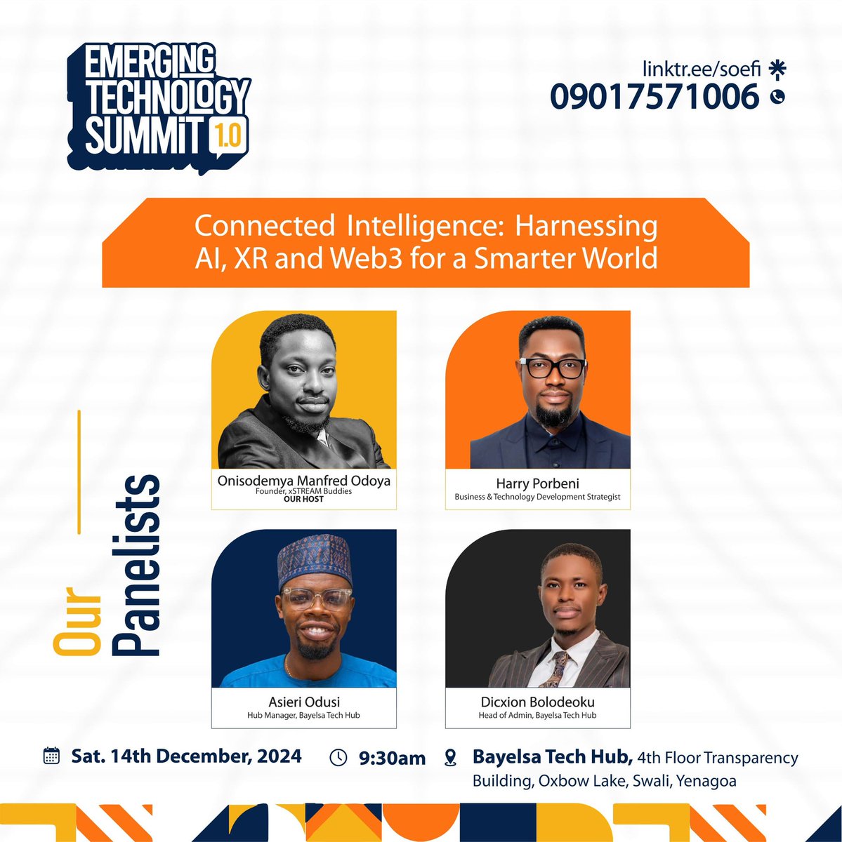 soefidevfound's tweet photo. For an insightful panel discussion; we are bringing together top industry leaders!

Meet our expert panelist who are driving change and will be sharing their insights.

We are keeping a sit for you, so you can be part of this conversation.

#emergingtechsummit2024 #ETS2024 #ai https://t.co/7DUExk9UN0