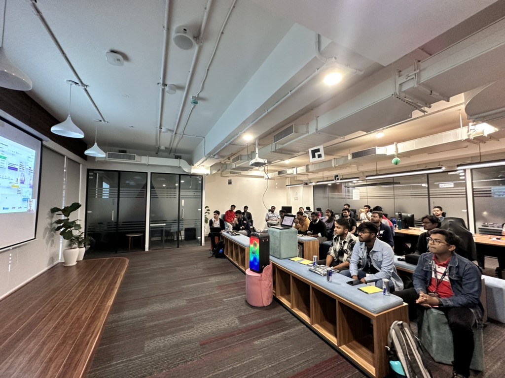 The energy is electric as participants brainstorm, collaborate, and code their way to innovation! 💡💻🌟
Here's a glimpse of what's happening! 

#creativerse #hackathon  #aws