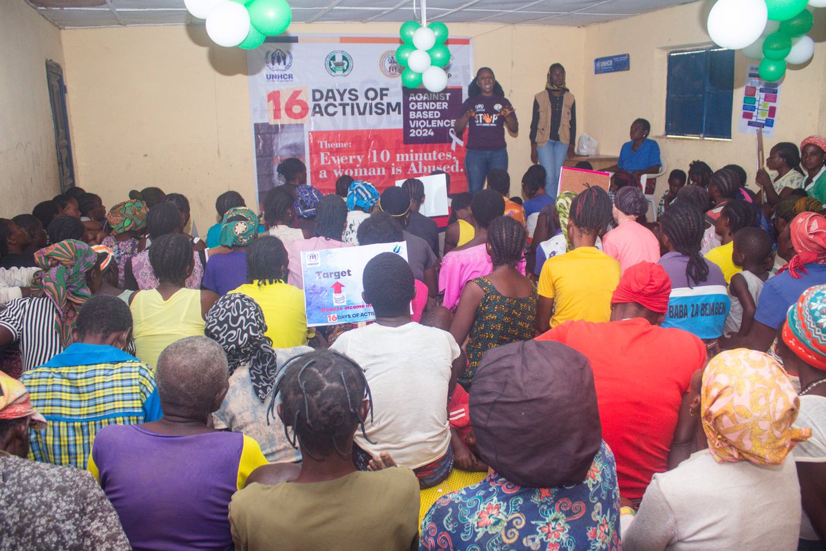fjdpnigeria's tweet photo. As part of the global campaign for the 16 Days of Activism Against Gender-Based Violence, FJDP held an impactful dialogue session at the Daudu 1 IDP Camp in Guma LGA, Benue State.
#16DaysOfActivism #EndGBV #SpeakOutActNow #FJDP https://t.co/pHsVkxWmqo