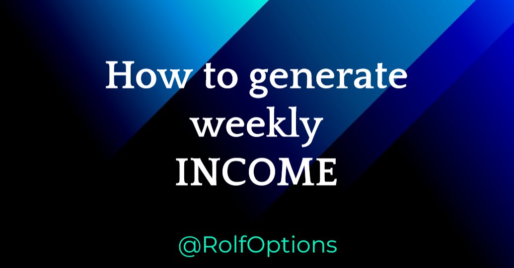 RolfOptions's tweet photo. How to generate weekly income from options selling?

Select high volatility stock (e.g. $MSTR $MSTX $SOXL $TQQQ $SPXL $TSLL $NVDL $IBIT $TNA)

Stock that you do not mind owning for at least few months

Sell put options using following:

✅ 7-14 days to expiration
✅ 15 delta
✅Ideally on a red day or a second red day (elevated premiums for Puts)
✅ideally when RSI<20

If you got assigned switch to a Covered Call

✅ 7-14 days to expiration
✅ 15 delta
✅Ideally on a green day or a second green day (elevated premiums for Calls)
✅ideally when RSI>80

RINSE AND REPEAT

If you learned something from this post please

Visit @RolfOptions for more content like this
Follow
Like
Repost
Bookmark
