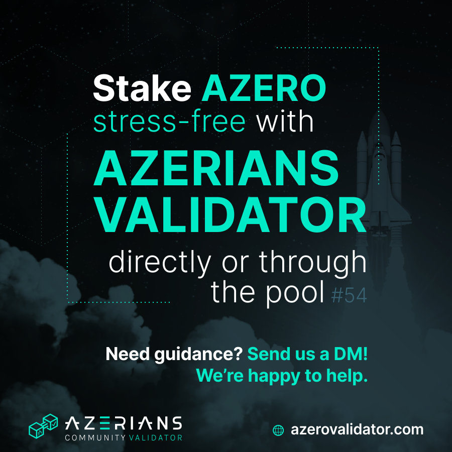 azerovalidator's tweet photo. 🚨 Attention all Nominators staking with @Aleph__Zero Foundation nodes!🚨

😱 Did you know that the Foundation Nodes will soon be TURNED OFF, and you’ll STOP earning rewards for staking?  

👉 You need to change your nomination for a community validator. 

✨ We invite you to stake with us AZERIANS – here’s what you’ll gain:

✅ Higher APY compared to Foundation Nodes thanks to our much lower commission (12,5% vs 5%)
✅ Peace of mind knowing you're staking with one of the respected OG Validators who:

- 🌐 Have been validating on the AZERO network since day 1 on both mainnet and testnet (720+ days)
-⏱️ Maintain 100% uptime + RELIABLE badge from inception
-💰 Currently hold 1.53M $AZERO staked
- 📉 Offer the lowest possible commission of just 5%

💡 Check out more stats here: https://t.co/DePX8hVYbS

❓ Have questions? Feel free to contact one of us – $AZERO Ambassador: @Greg_Kingx 

💪 Stake smarter. Stake with us!

Source: https://t.co/N0eYItYYkm