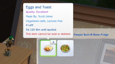 fableSimmer's tweet photo. It's funny how the food you make on vacation and keep in the fridge just stays there until you come back. Because what do you mean these eggs and toast were made by my great great many times grandfather? Scott was the heir from nine generations ago. 😅😅 https://t.co/bQt9wb2nzc