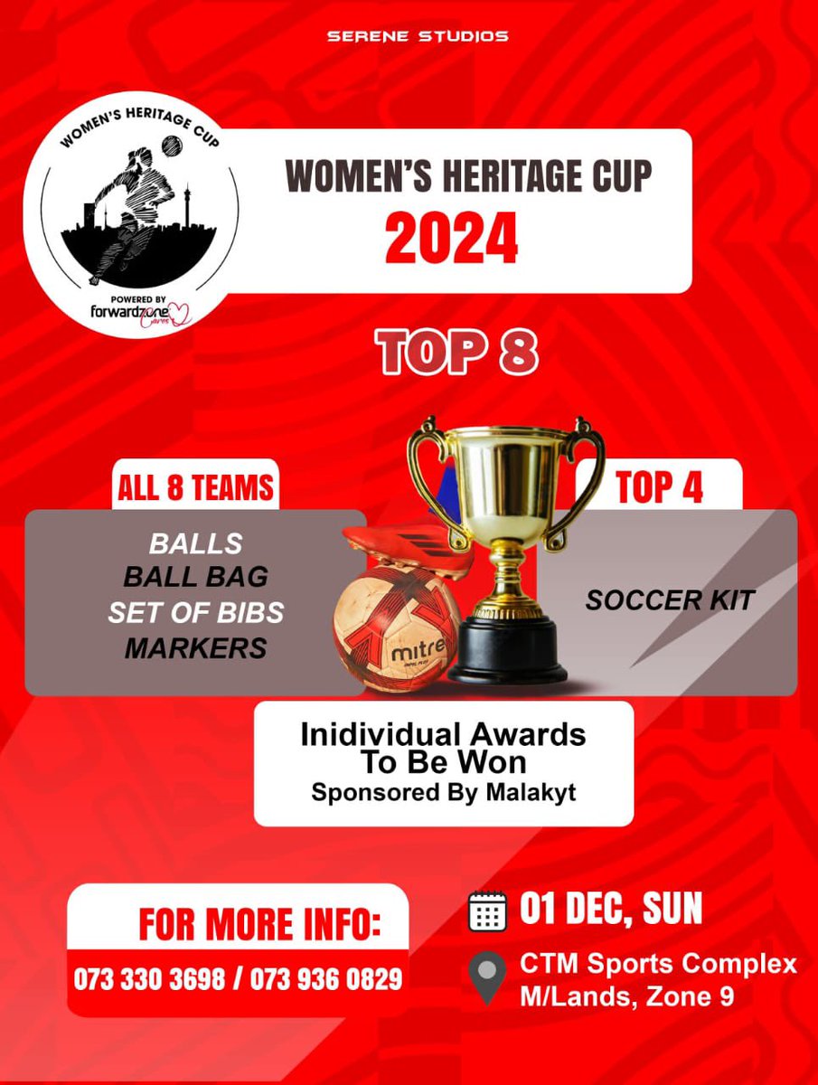 Tomorrow <a href="/MalakytSA/">Malakyt.com</a> will be in Soweto for the Women’s Heritage Cup! 🤍