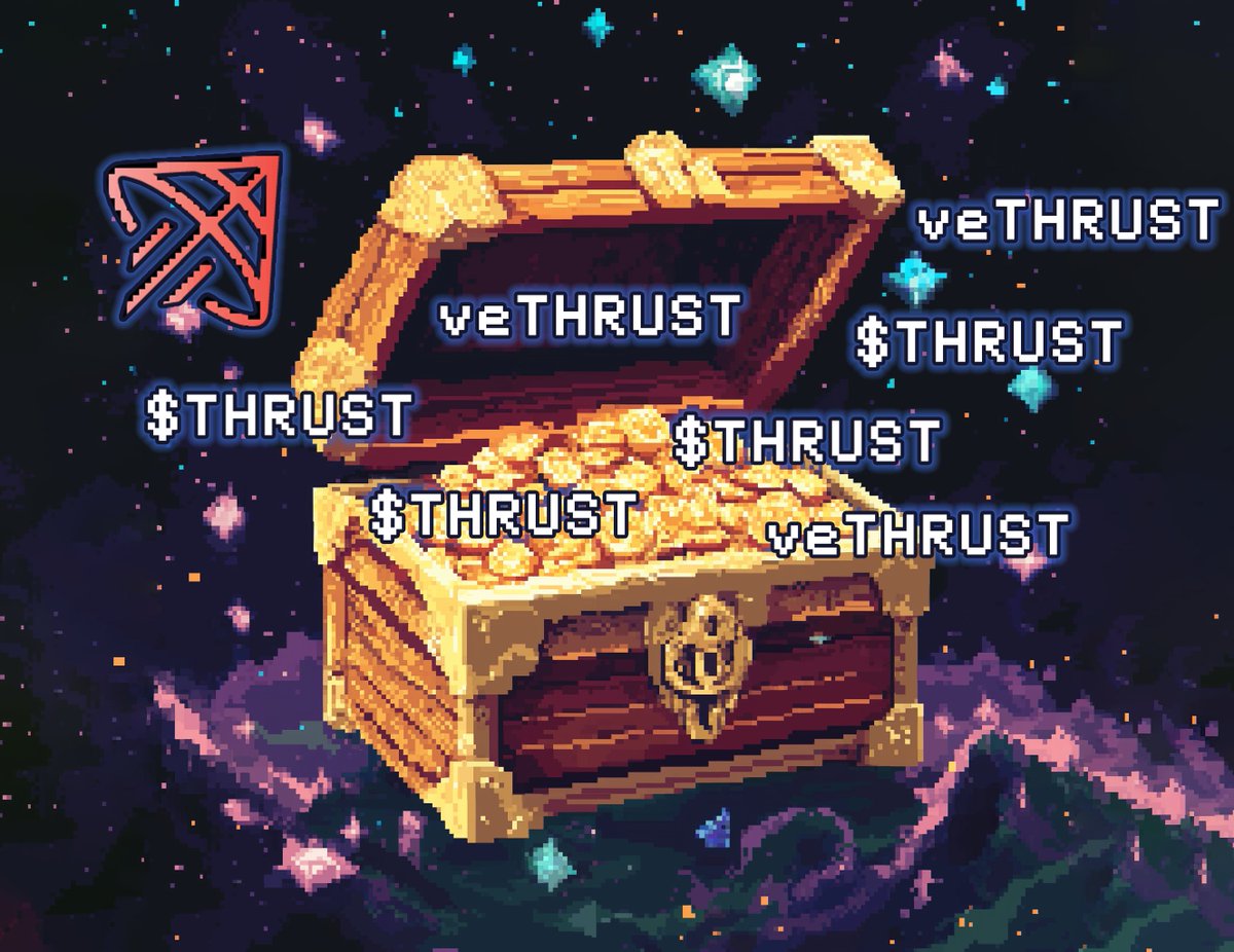 ThrusterTitans's tweet photo. Ever wondered what THRUST and veTHRUST are in ThrusterFi? 🤔

Let me break it down for you:

$THRUST = the token
veTHRUST = locked THRUST + voting power + extra perks
Here's the TL;DR 👇 https://t.co/H3dxPBgnm2