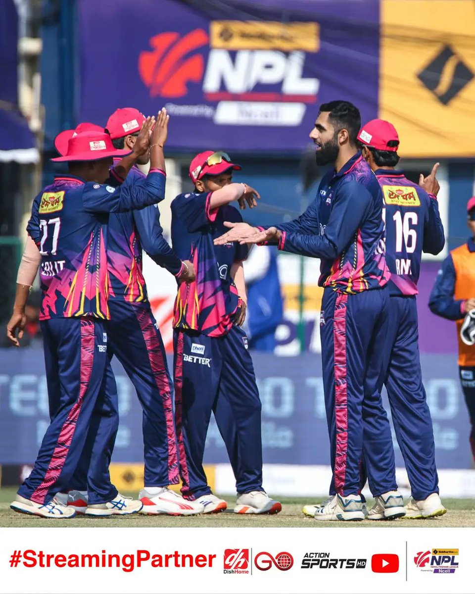 NPL the festivals of Himalays is already started from today and Janakpur Bolts wins the match over Biratnagar kings by 8 wickets on first game 
#NPL