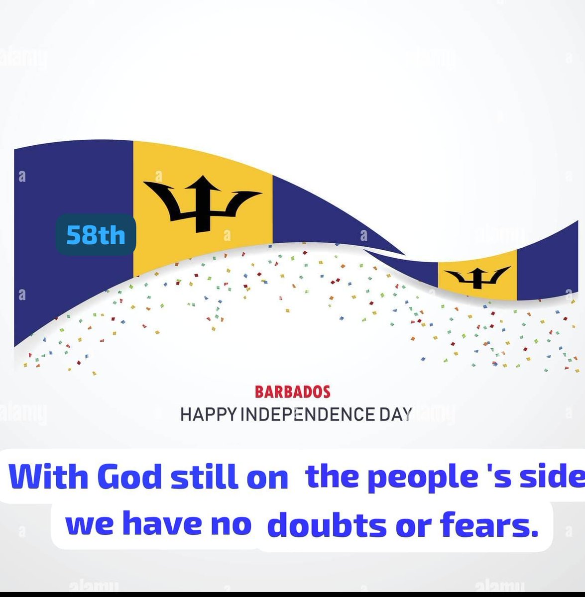 58 years of nation-building with pride and industry.  To all #Bajans at home and in the diaspora, a blessed day of celebrations.