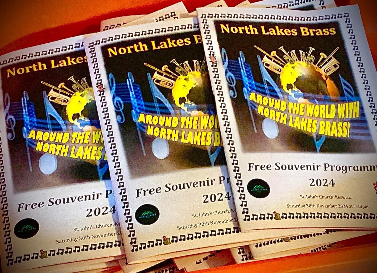 BrassLakes's tweet photo. Wondering what to do this evening? Why not have a trip to St John’s Church in Keswick at 7.30 for our annual concert! 
(Tickets on the door, at ‘Love the Lakes’ and online https://t.co/We2ZJn5hY3) 🎵🎺🎺 https://t.co/qa3caGmCDJ