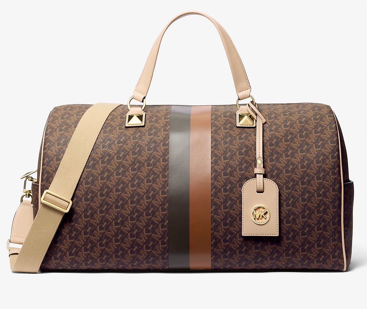 iziva's tweet image. BLACK FRIDAY MICHAEL KORS -25% Très grand sac de week-end Grayson à rayures et à logo Empire Signature prix 371.25 € au lieu de 495 €

😍Découvrir ici - tinyurl.com/bdpj63sh

#michaelkors #michaelmichaelkors #iziva #Bags #Sacs #SacsMichaelKors #blackfriday2024 #blackfriday