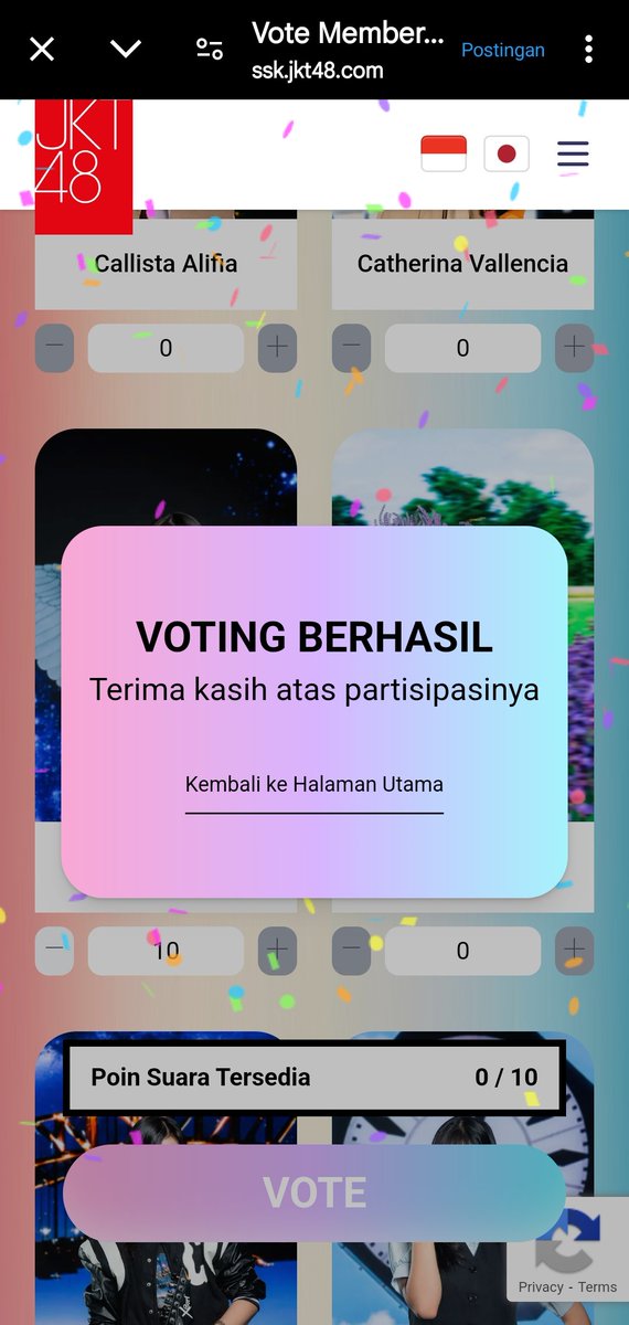 aidi_ilham's tweet photo. Hey @N_CathyJKT48 🧚‍♀️
Happy #Chaturday yahh bub, ada sedikit vote nih buat kamu aku bakal selalu inget kata² mu itu " gpp sedikit lama-lama jadi bukit" 
semangat terus ya kamunya biar akunya juga semangat terus🫶
#CathysAscending 🧚‍♀️
#BEGINNER https://t.co/o0zkt2YN50