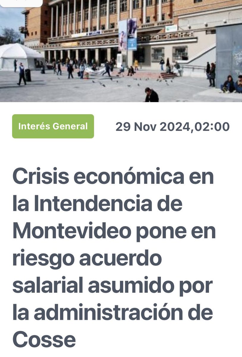 ReinaAraja's tweet photo. Días después de las elecciones la IMM no podría pagar el acuerdo salarial, y podría entrar en cesación de pagos. Los zurdos decían q Lacalle tenía 1 país empobrecido, pero los q tenían fundida la IMM eran ellos. El FA y medios ocultó toda la campaña este escándalo?JUGARON SUCIO! https://t.co/NPdbbqpZrZ