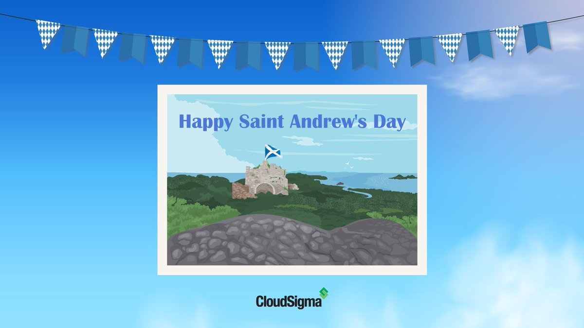Happy St. Andrew's Day, Scotland! 🏴󠁧󠁢󠁳󠁣󠁴󠁿 Wishing our partners, customers, and employees at CloudSigma a day filled with celebration and appreciation for Scottish culture. Let's honor the patron saint of Scotland and the country's rich heritage. #StAndrewsDay #CloudSigma #Scotland